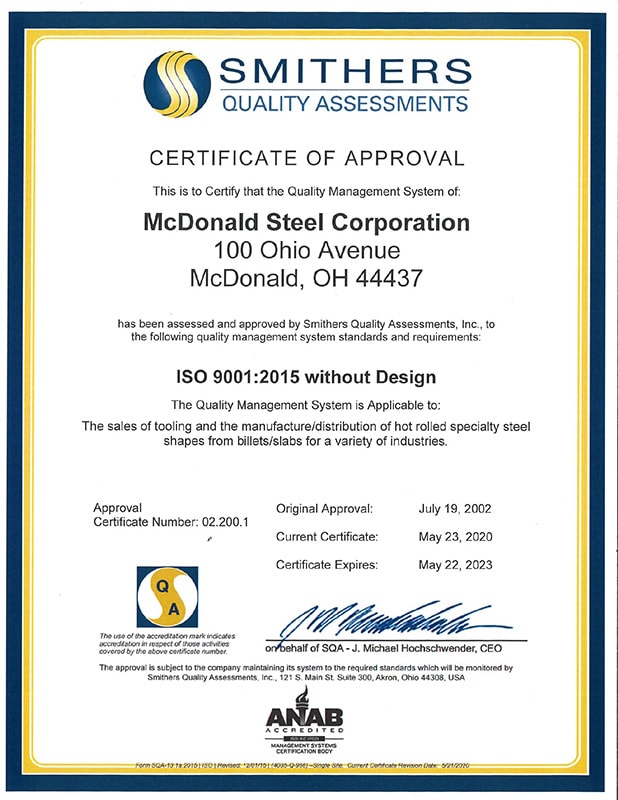 ISO Certificate ISO9001-2015 200523